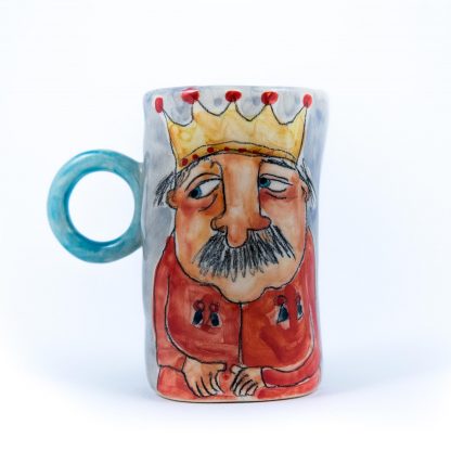 king ceramic cup