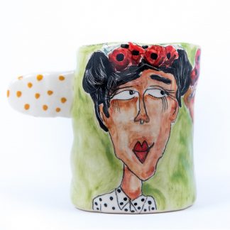 my flower friends ceramic coffee mug
