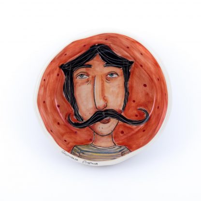 my mustache cool ceramic bowl